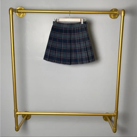 American Apparel Gabardine Plaid Tennis Skirt - Picture 9 of 13